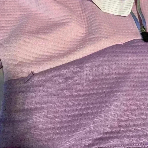 Nike Sample cropped waffle hooded sweatshirt with bell sleeves Size M - Picture 8 of 10